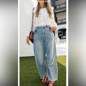 Chic Denim Wide Leg Jeans
